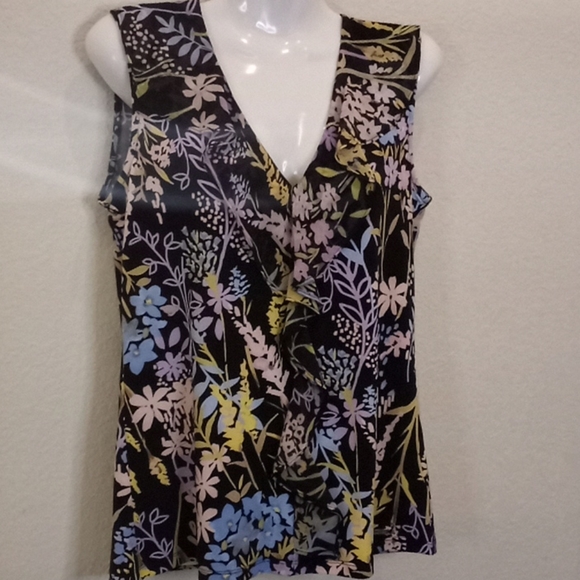 Calvin Klein Floral Ruffled Sleeveless B… - Picture 5 of 15